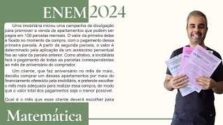 ENEM 2024  Uma imobiliária iniciou uma campanha de divulgação para promover a venda de apartamentos [upl. by Justus]