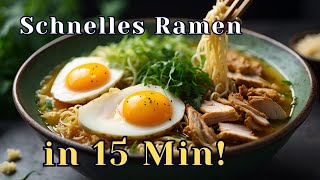 Schnelles amp Leckeres Ramen Zuhause Einfaches Buldak Ramen Rezept  Ramen Noodles [upl. by Barcellona]