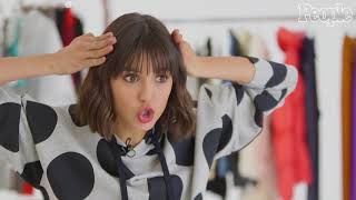 Nina Dobrev Shares Bangs Regrets Beauty Secrets [upl. by Nilyarg131]