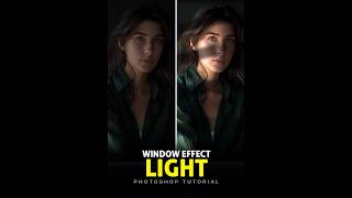 How to Create Window Light Effect Easily in Photoshop Tutorial tips shorts ytshorts photoshop [upl. by Adolphe]