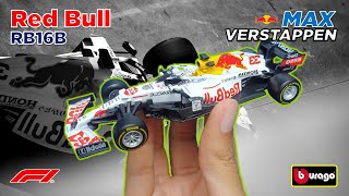 ¡Red Bull RB16B Edición Especial quotArigato Hondaquot Turkish GP White Livery  Bburago 143 [upl. by Yrdnal]