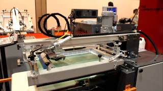 Lawson Mini Printer ASI with Vertical Lift at the SGIA 2011 [upl. by Vivyan922]