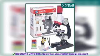 ✔️Microscope Kit Lab LED 1004001200X Home School Educational Toy Gift [upl. by Rosdniw]