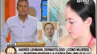 El dermatólogo Andrés Lehmann explica cómo evitar la caída del cabello [upl. by Charla]