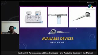 Air Abrasion in Dentistry  Section 03 [upl. by Airdnaxila]