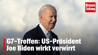 G7 Ist Joe Biden noch fit  kronetv NEWS [upl. by Madelle991]