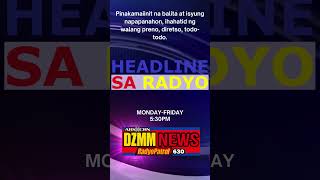 FANMADE DZMM News Headline sa Radyo Theme 1 HD [upl. by Norabal]