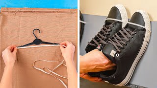 Schluss mit Chaos ❗️ 20 clevere Tricks für mehr Ordnung bei Schuhen und Kleidung  DIYSchuhregal [upl. by Volding320]