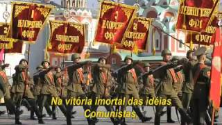 Hino Soviético Legendado  Soviet Anthem [upl. by Enined]