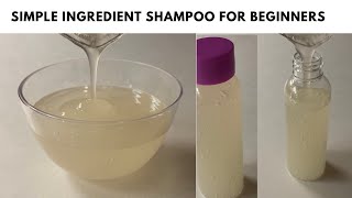 Diy simply hair shampoo  simple ingredients shampoo for beginners  homemade shampoo  how [upl. by Rahm968]