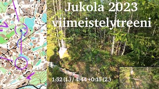 Jukola 2023 viimeistelytreeni seuranmestaruuskisoissa [upl. by Burwell]