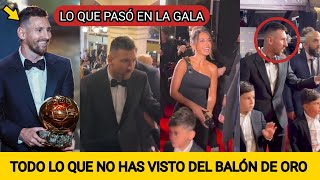 MESSI GANA SU OCTAVO BALÓN DE ORO  TODO LO QUE NO HAS VISTO DE LA GALA [upl. by Eycats1]