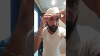 Kenyan style starched pagh turban tutorial [upl. by Naghem]