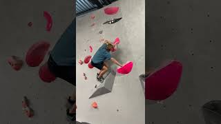 bouldering indoorclimbing indooractivities sportsclimber climclimbing gymvideo gymsport [upl. by Alaine]