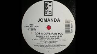 Jomanda  Got A Love For You Cassanova Instrumental 1992 [upl. by Yenatirb139]