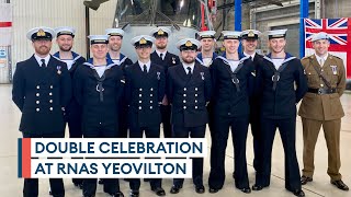 Aircrew and pilots get their wings as Navy marks special anniversary [upl. by Glassman]