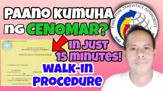 How to get PSA CENOMAR CERTIFICATE OF NO MARRIAGE [upl. by Wulfe269]