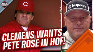 Roger Clemens on Hall of Fame Pete Rose Yamamoto Raising Athletes Favorite Pitchers [upl. by Ongun844]