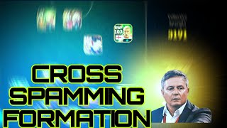 THE CROSS SPAMMING META FORMATION EFOOTBALL 2025🔥 [upl. by Igenia]