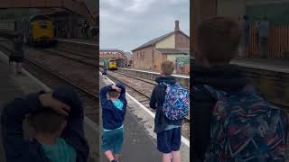 Deltic at Williton on the West Somerset Railway [upl. by Ahsaek]