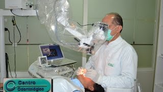 TRATAMENTO DE CANAL DE MOLAR COM MICROSCÓPIO [upl. by Tamer]