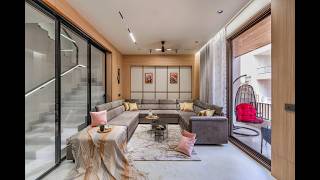 1440 Sq ft  Ahmedabads Modern Compact House Design By Harikrushna Pattani amp Associates housetour [upl. by Damita]