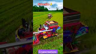 బురదలో వరి కోసి వడ్లు స్టోర్ చేసే machine shorts agriculture trending equipment farming viral [upl. by Bowerman403]