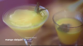 How to make the best Mango Daiquiri Cocktail [upl. by Getter]