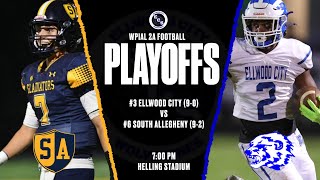 ECS WPIAL 2A Football Playoffs  3 Ellwood City vs 6 South Allegheny 110824  700 PM [upl. by Schlosser]