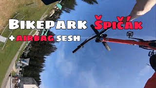 BIKEPARK ŠPIČÁK 2024 Bikepark amp Airbag edit Vítek Šára [upl. by Aelram594]