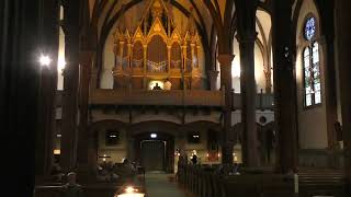 «Clair de lune»  Louis Vierne and «Suite pour la lune»  Mathias Kråkenes Uranienborg church Oslo [upl. by Allred]