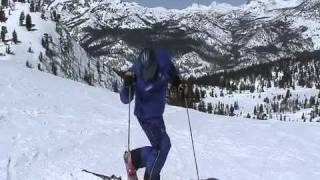 Telemark Stance Introduction [upl. by Tierell]