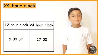 24 hour clock  12 hour to 24 hour clock  Maths for Nile [upl. by Faustina]