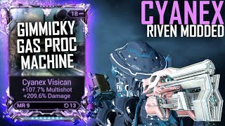 Warframe CYANEX RIVEN MODDED Its kinda quirky doe [upl. by Wheelwright]