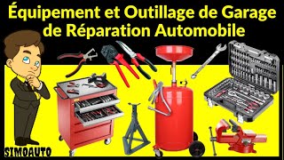 Les outils de travail et les équipement de garage de réparation automobile [upl. by Eelrebma]