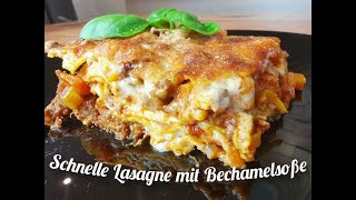 Lasagne Bolognese Rezept  schnell einfach und super lecker [upl. by Yehudit]