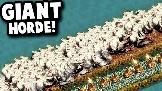 Giant Zombie Horde Infect my Biggest City Ever  They Are Billions Custom Map Gameplay [upl. by Ethelin]