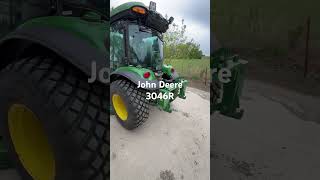 John Deere Cab 3046R ready to mow walk around [upl. by Jarad]