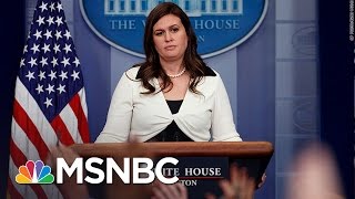 White House Pressed On Whether Its Staff Can Be Trusted  The 11th Hour  MSNBC [upl. by Enyrhtac638]