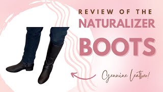 Review of the Naturalizer Womens Riding Boots [upl. by Sucirdor]