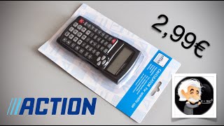 UNBOXING  la calculatrice scientifique de chez ACTION à 299€ [upl. by Godbeare]