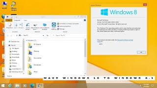 Make Windows 10 Look like Windows 81 Works upto 21H2 [upl. by Carina105]