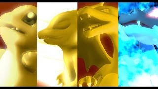 Pokemon X Digimon  Charmander Evolution [upl. by Lagasse976]