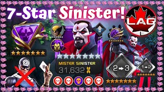 NEW Rank 3 19 Duped 7Star Mister Sinister Acquisition Rank Up Awakening amp Gameplay  MCOC [upl. by Halette]