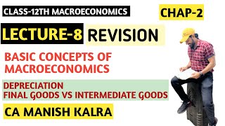 Depreciation  Final Goods VS Intermediate Goods  Chap2  Basic Concepts Of Macroeconomics 12 ECO [upl. by Auohs614]