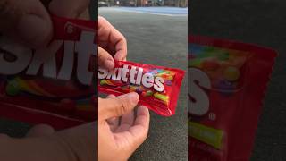 Liquefying Original Skittles❤️food satisfying foodie candy yummy trending foodlover [upl. by Ahsitil725]