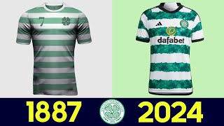 The Evolution of Celtic Football Kit 202324 2023  All Celtic Football Jerseys in History 2324 [upl. by Eisler]