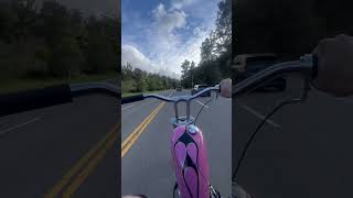 Out for a rip on the pink shovelhead chopper harleys [upl. by Inacana37]