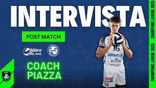 Intervista  Paolo Porro dopo il Match CEV Champions League 2025 Allianz Milano vs Knack Roeselare [upl. by Yejus]