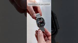 Apple Watch Ultra 2 Titanium Milanese Loop or Panel Strap shorts trending apple video short [upl. by Aser]